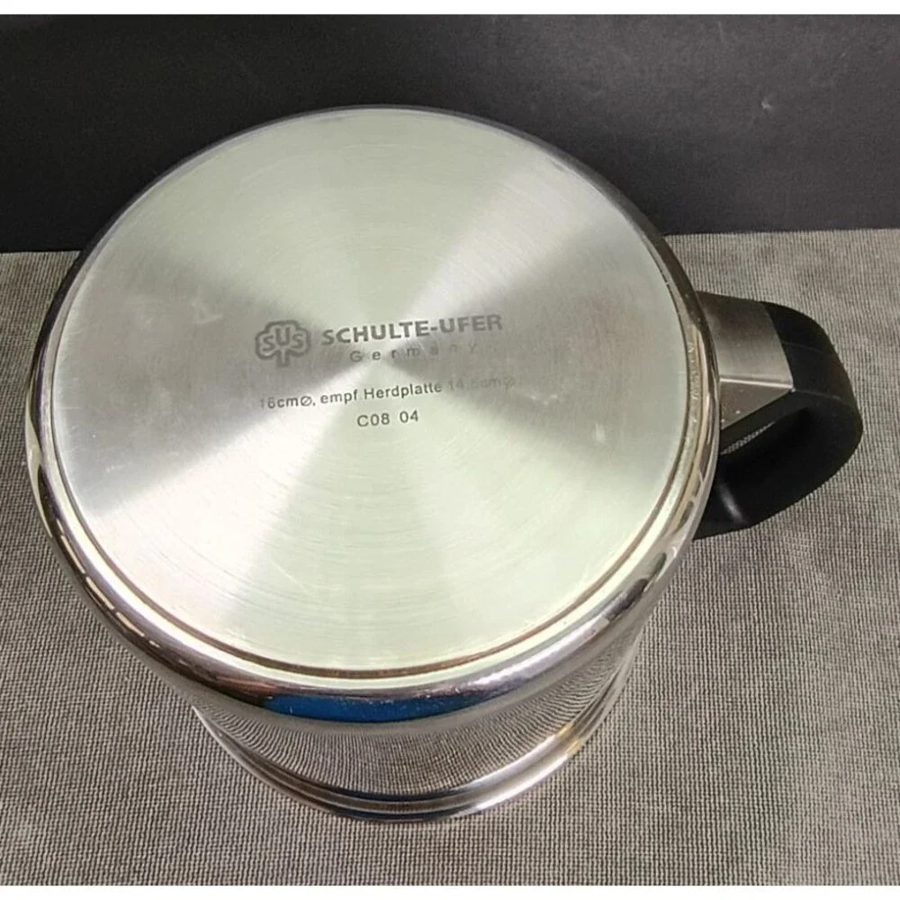 Schulte-Ufer 1.5L Double Boiler Milk Pot Bain Marie Stainless Steel